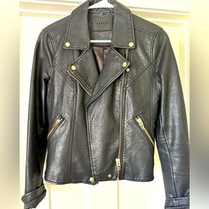 Black leather jacket from Blank NYC. Gently used condition. Rarely worn!